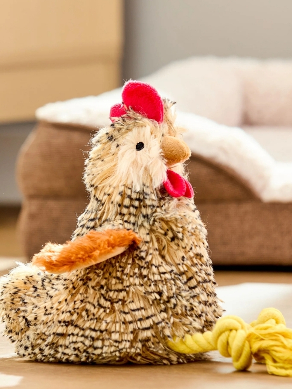 Vibrant Life Plush Rooster Dog Toy